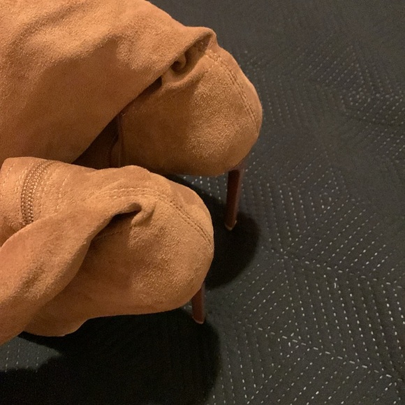 Women’s Thigh-High Boots in Camel - Picture 3 of 4